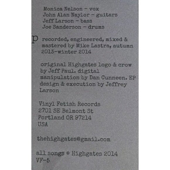 Monica Nelson & Highgates CD Sealed I See Thee Still Rock Punk Portland 2014 - Picture 4 of 8